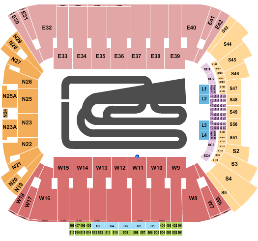 Rice Eccles Stadium Monster Jam Seating Chart